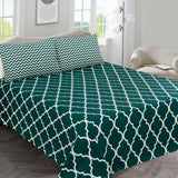 Cotton Percale bedsheet (1030) Green