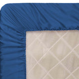 RHS Silk Fitted Bedsheet (Dark Blue)