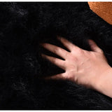 Faux Fur Rug-Black |4*6ft |