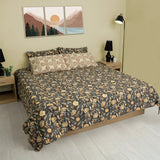 Luxury Cotton Percale Bedsheet (1011-1) Flower Print