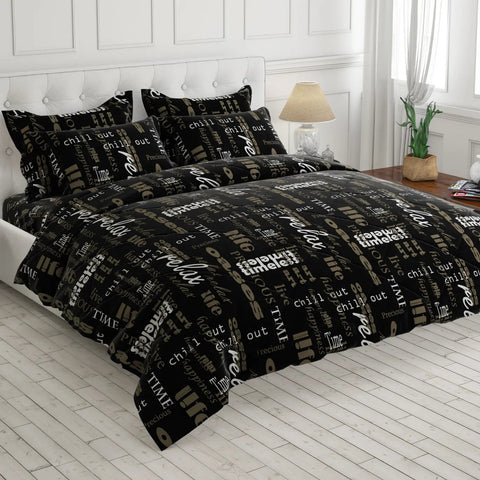 Sateen 6-pcs comforter set 7583
