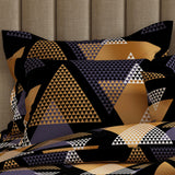 Sateen 8 pcs king quilt cover set bedsheet 8280