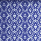 Xara Blue Geometric Grid Bed Sheet Set - 8296-97