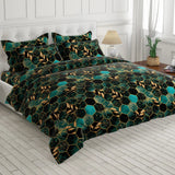 Sateen 6-pcs comforter set 8314