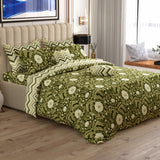 Xara 8 pcs king reversible quilt cover set bedsheet 8559