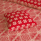 Xara 8 pcs king reversible quilt cover set bedsheet 8585