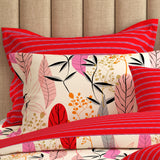 Xara 8 pcs king reversible quilt cover set bedsheet 8744