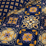 Xara 8 pcs king reversible quilt cover set bedsheet 8758
