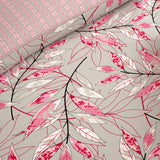 Xara 8 pcs king reversible quilt cover set bedsheet 8776