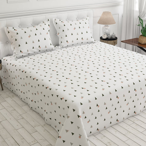 Sateen Bed Sheet Set - 9015