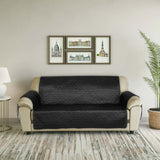 RHS Raw Silk Sofa cover (Black)