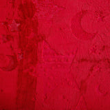 Star Embossed Fleece Blanket (Red)