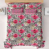 Sateen Bed Sheet Set - 6593